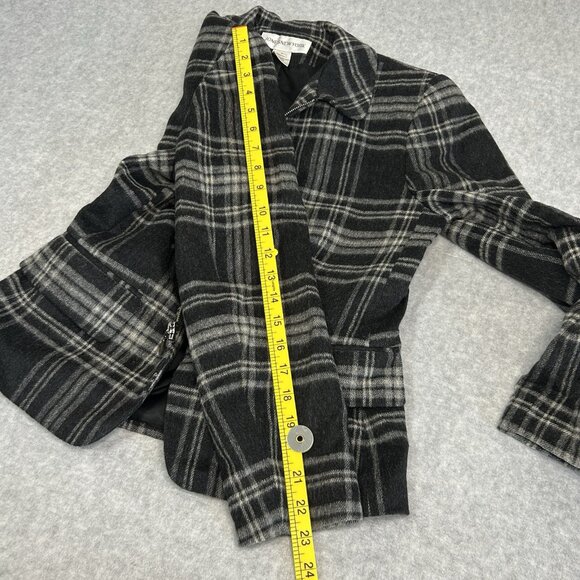 Jones New York Women's Jacket Zip Closure 100% Wool Career Work Office Size 4 - Picture 7 of 8